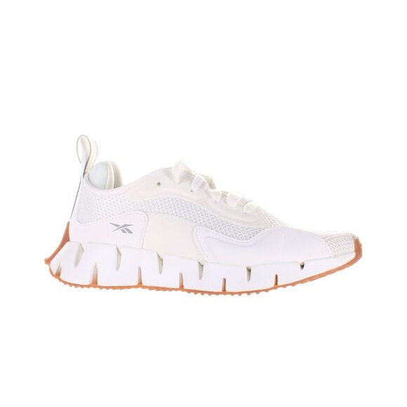 Reebok Shoes - Reebok Womens Zig Dynamica Beige Running Shoes Size 6.5 Medium (B, M)